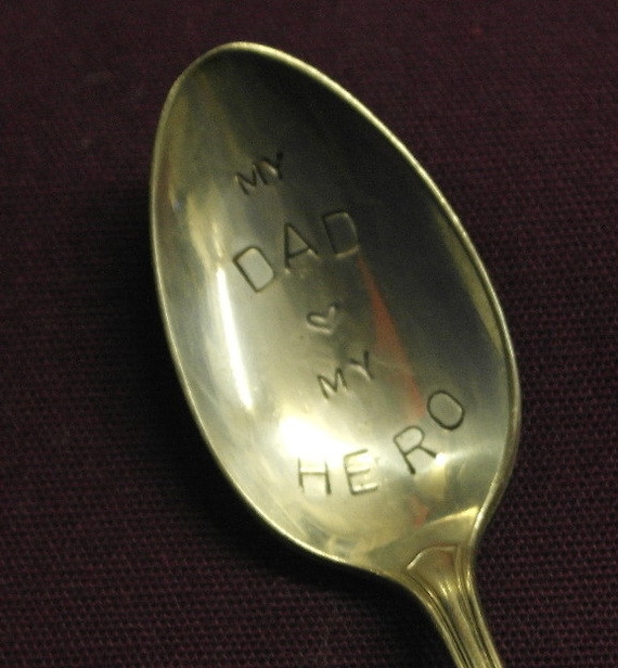 2 My dad my hero charms antique silver tone M603