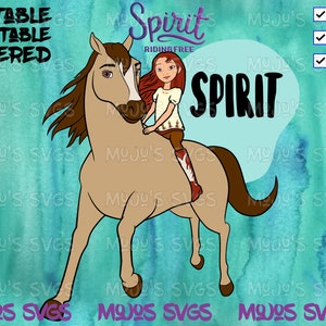 Spirit Riding Free SVG, Tshirt Design Spirit en Lucky svg, Horse Spirit SVG, Lucky Vector, Spirit Riding Free Birthday Clipart, Spirit png,