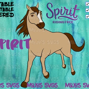 Spirit Riding Free SVG - Spirit svg, Paard, Gelaagd , Spirit Riding Free Birthday SVG