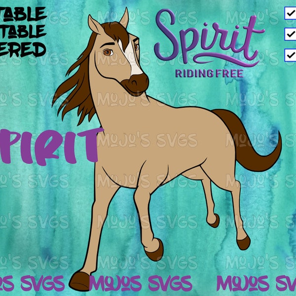 Spirit Riding Free SVG - Esprit svg, Cheval, Couches , Spirit Riding Free Birthday SVG