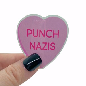 Punch Neons Vinyl Aufkleber, Politische Aufkleber, Feministische Aufkleber, Aufkleber für Hydroflask, Aufkleber Laptop, wasserdicht Bild 2