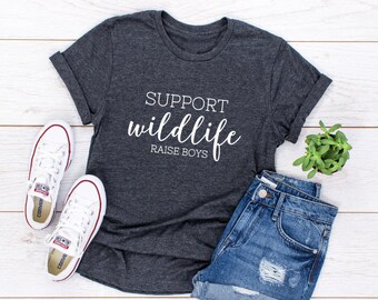 Regalo para ella, Regalos para mamás de niños, Apoyar a los niños de crianza de la vida silvestre, Camisa de mamá de niños, Regalos de mamá, Regalo para mamá para ser, Camisas de mamá