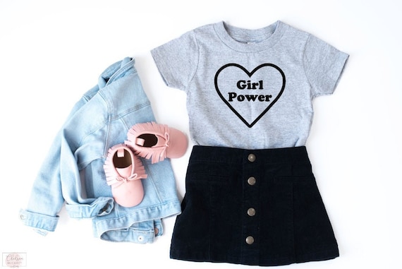 Toddler Girl Clothes, Toddler Girl Shirt, Girl Power, Toddler Girl Outfit, Trendy Girl Clothes, Cute Girl Clothes