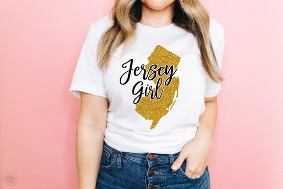 NJ State Shirt New Jersey Jersey Home State New Jersey Home State Jersey Girl Tee Jersey Girl Jersey Girl T-shirt New Jersey Home