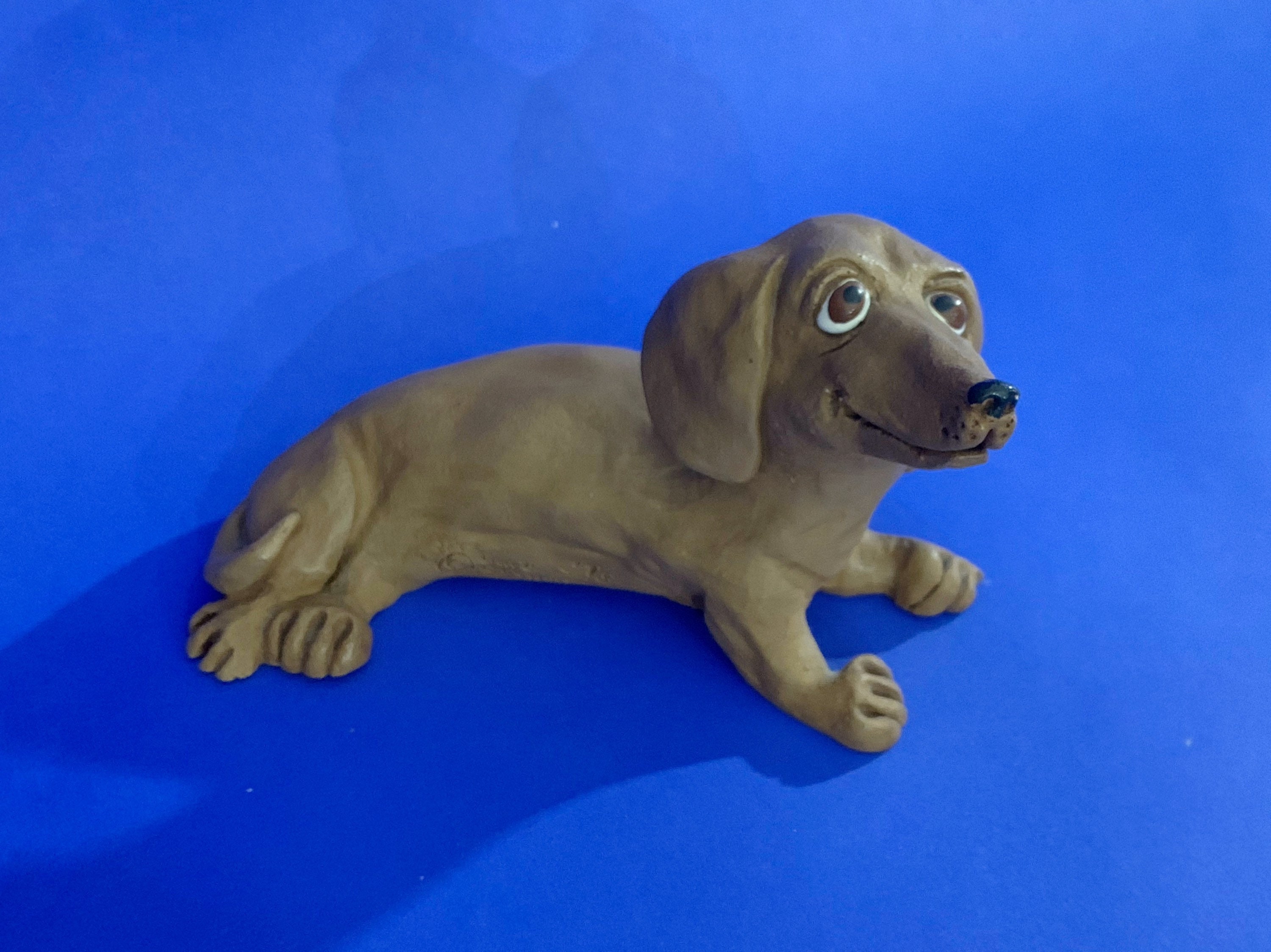 VTG 1973 Dachshund Figurine Dave Grossman Brown Weiner Dog - Etsy Finland