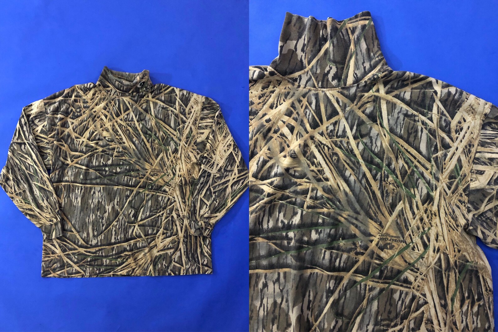 mossy oak mock turtleneck