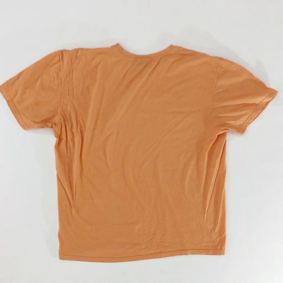 VTG 90s Polo Ralph Lauren Peach Solid Short Sleev… - image 4