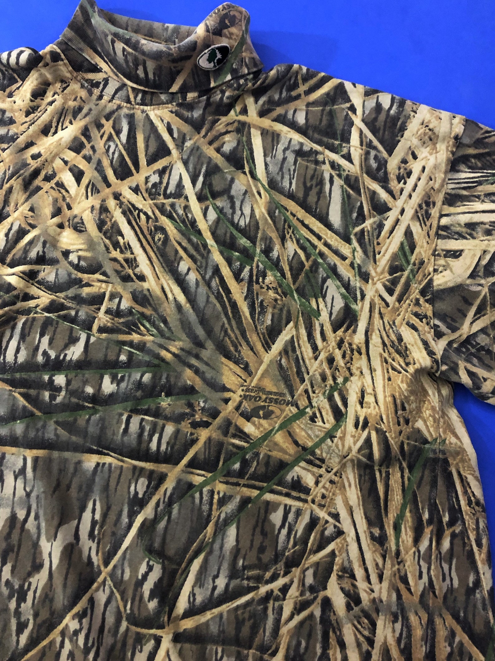mossy oak mock turtleneck