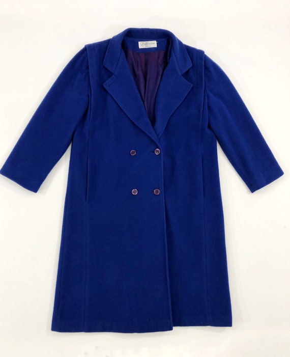 cobalt blue peacoat