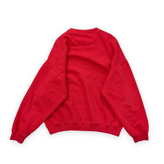 VTG 90s GAP Unisex Plain Red Pullover Crew Neck S… - image 3