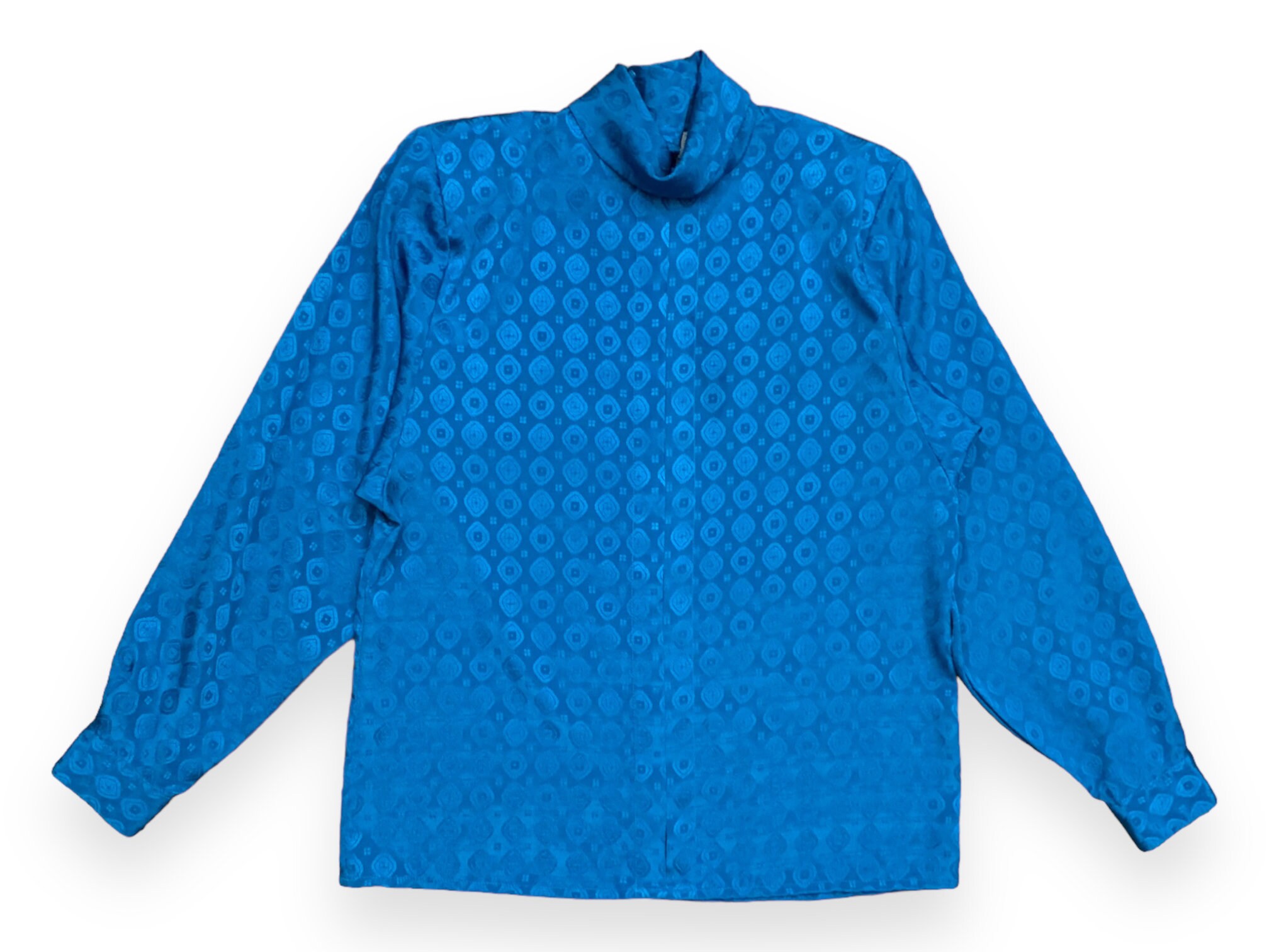 Louis Vuitton Monogram Flower Jacquard Cropped Pullover, Blue, M