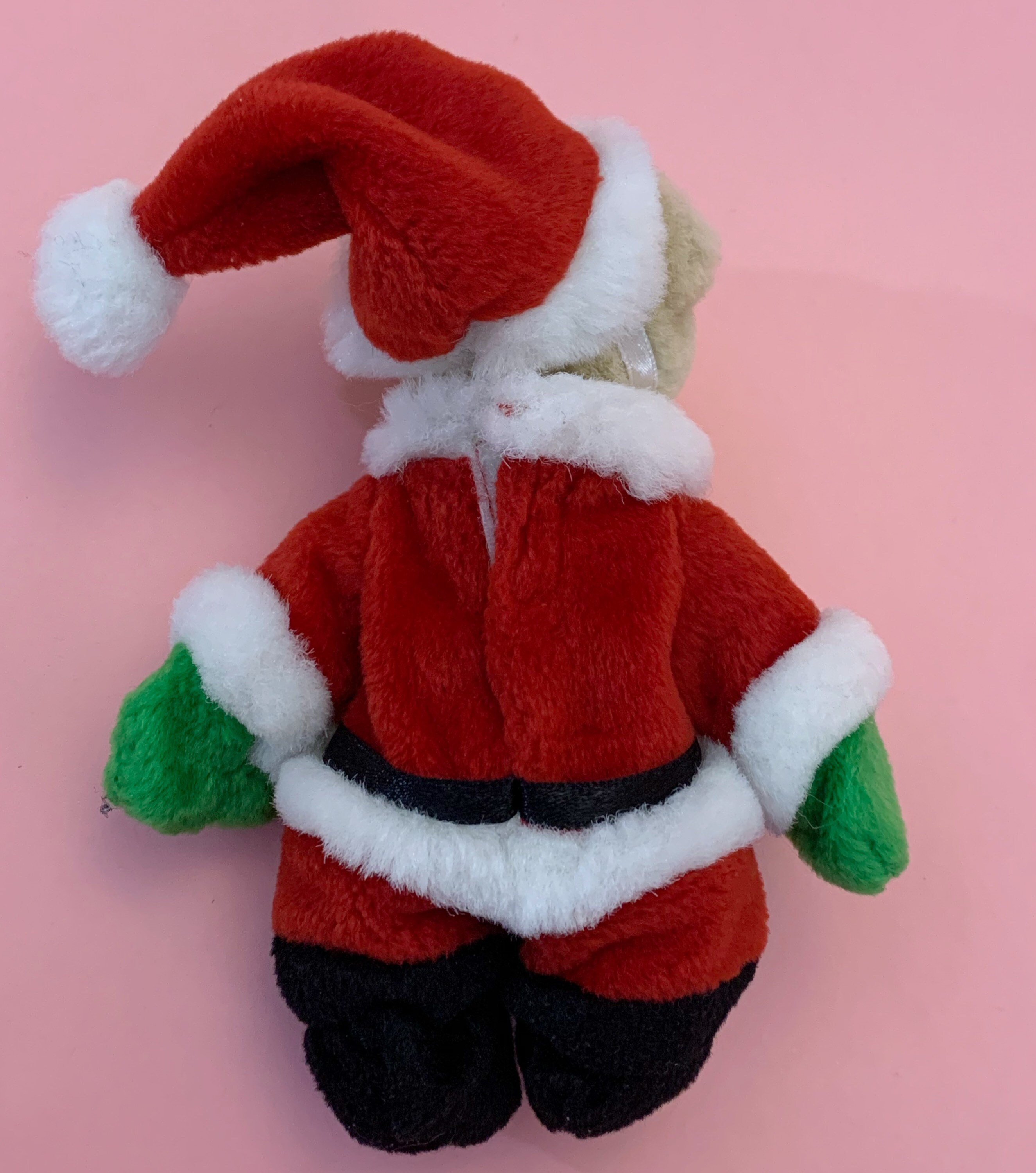 small stuffed santa claus