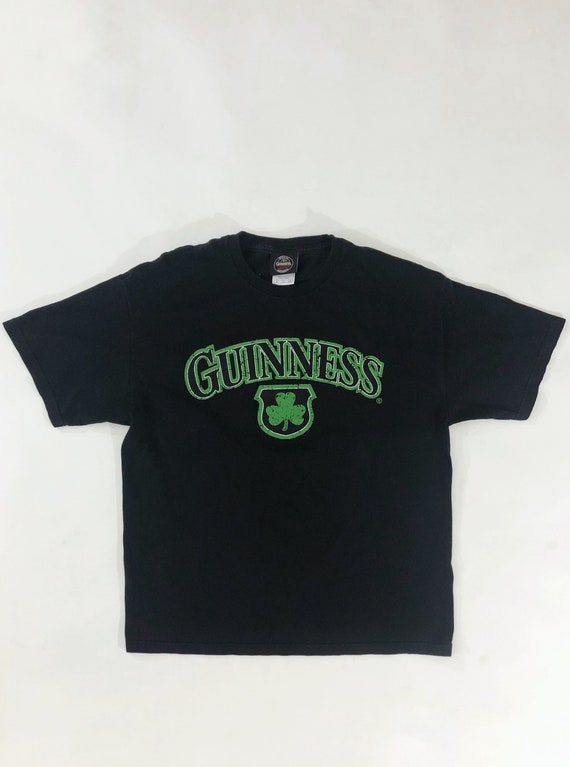 VTG 90s Guinness Beer Black Green Short 
