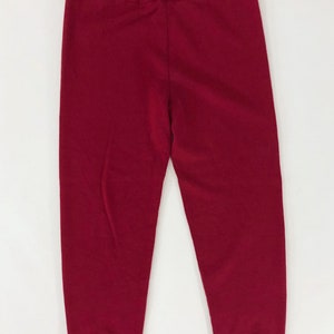 red jogger sweatpants