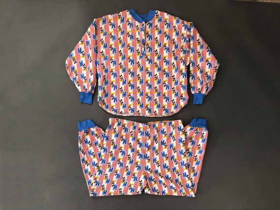 VTG 90s Mickey Unlimited Pajama Set Mickey Mouse S