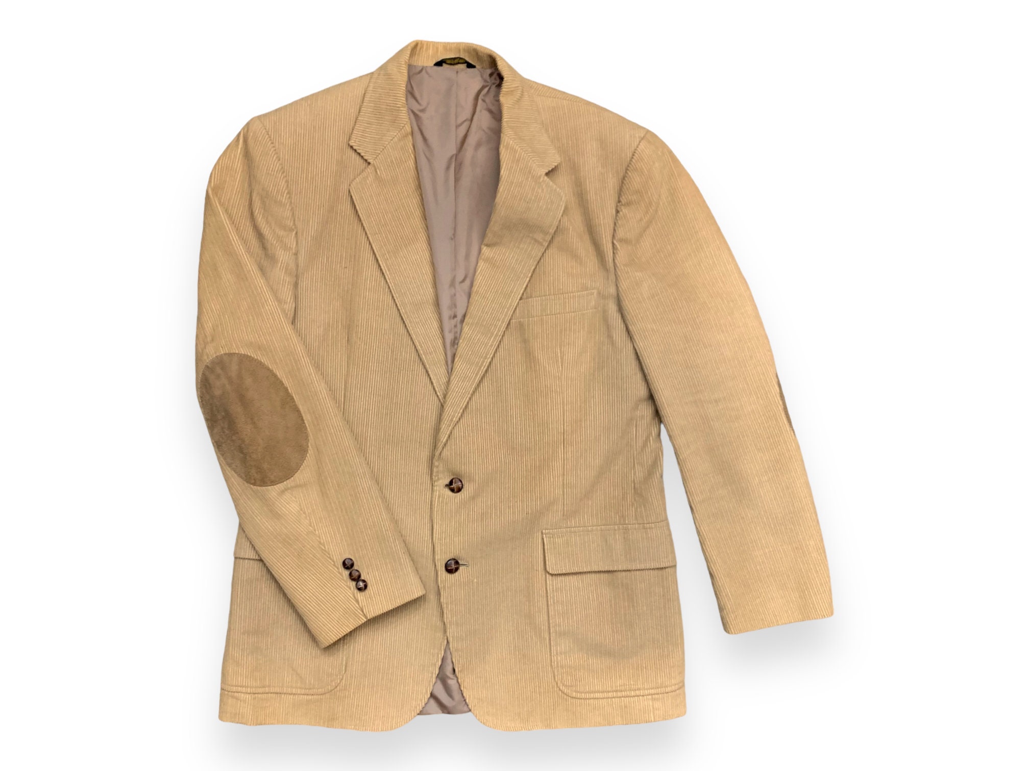 Corduroy blazer with elbow patches sale