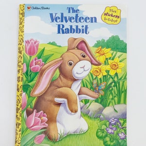VTG Y2K The Velveteen Rabbit Coloring Book with Stickers to | Etsy
