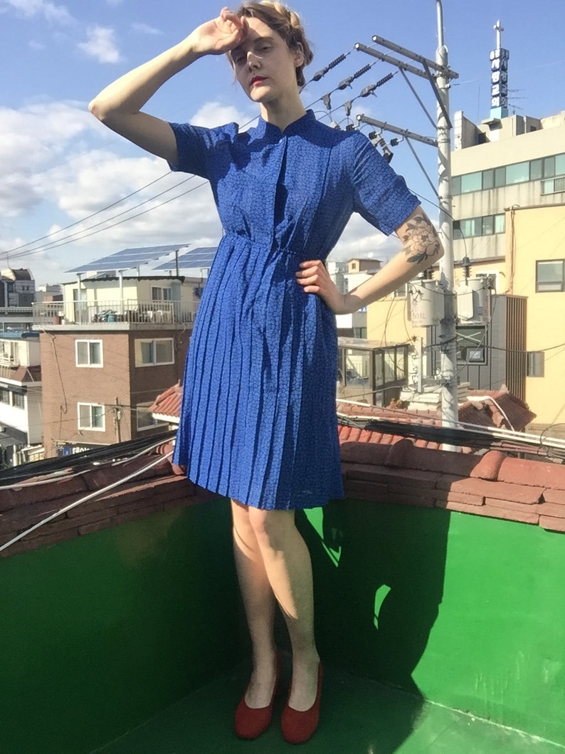 royal blue summer dress