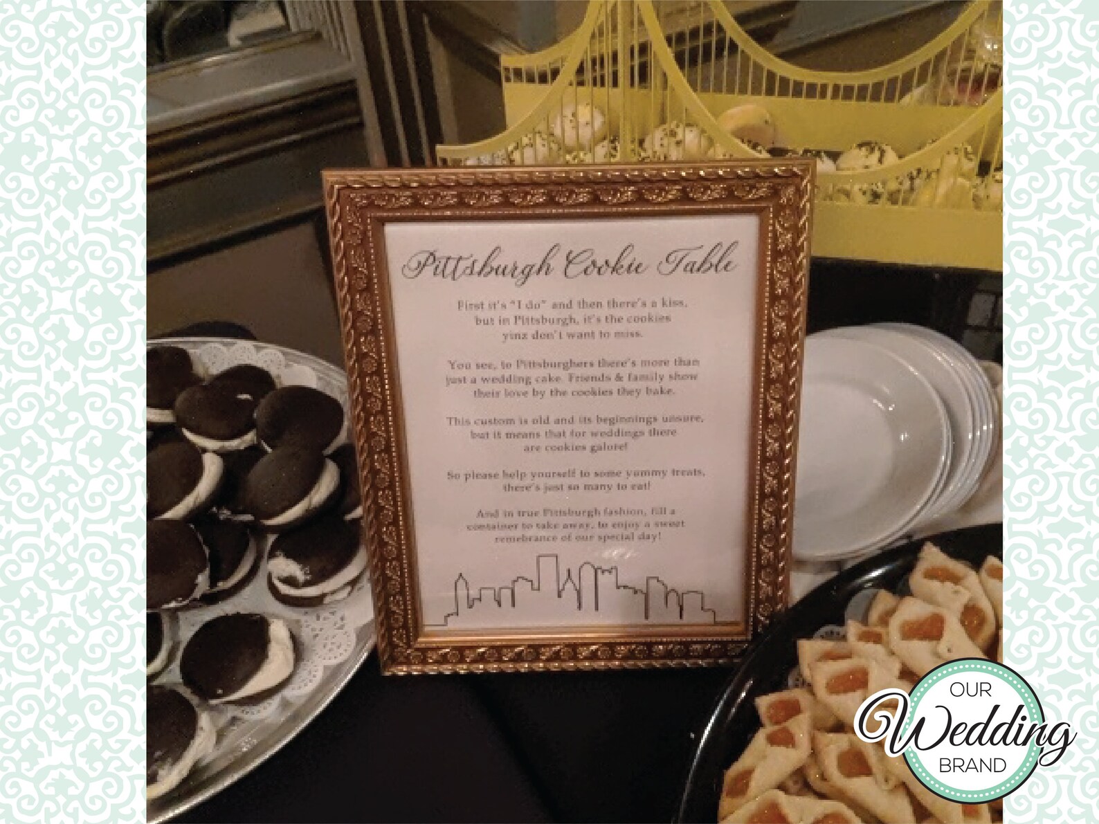 Pittsburgh Wedding Cookie Table Sign 8 x 10 | Etsy