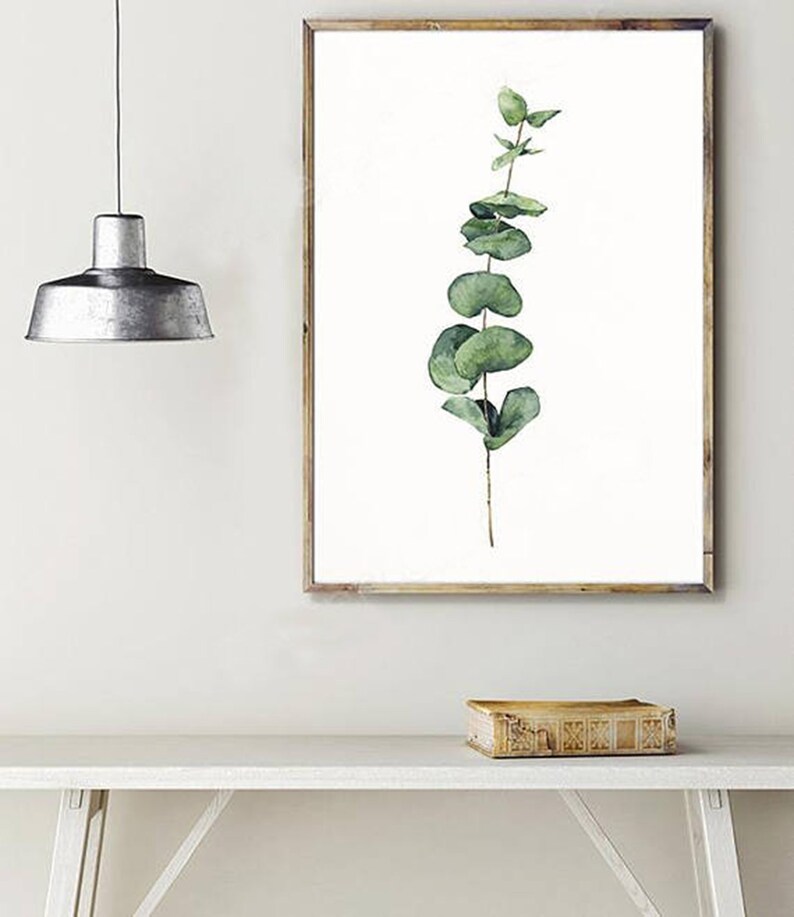 Eucalyptus Watercolor Art Prints Set of 4 Eucalyptus Etsy