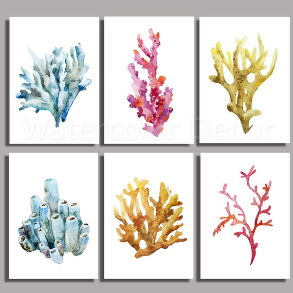 Sea Coral Framed Art