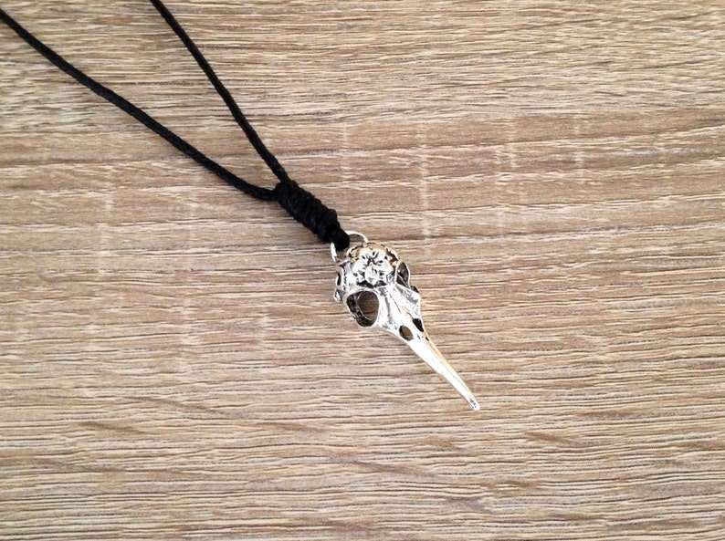 Scissor Black Choker Necklace Charm Long Pendant Black Cord Necklace Antique Silver Pentagram Adjustable from 38 to 70cm Key Jewelry