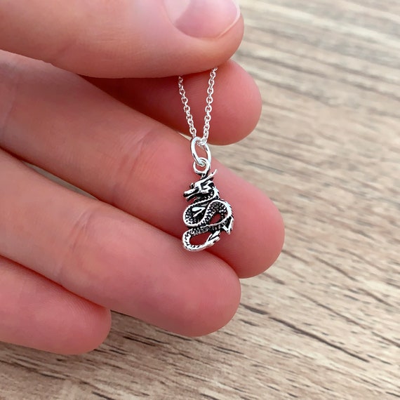 Sterling silver shop dragon jewelry