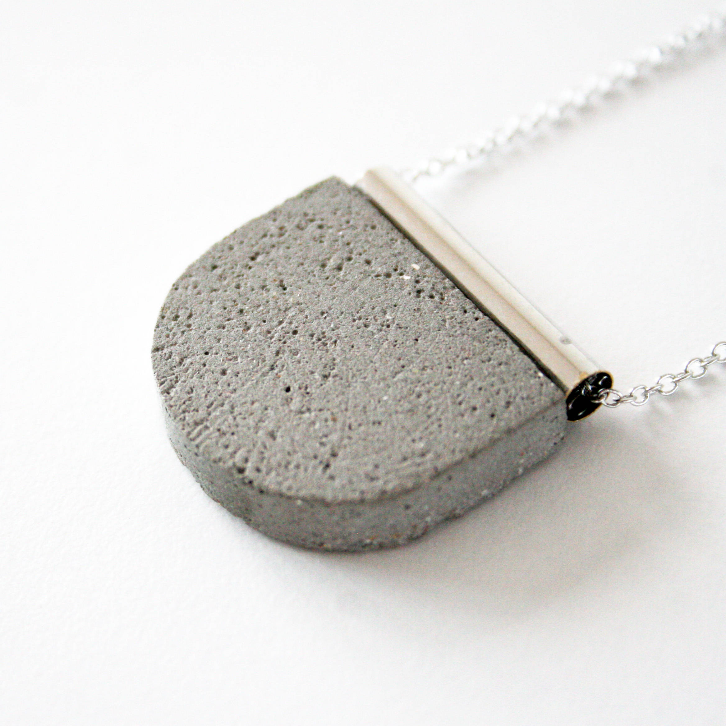 Concrete Jewelry Concrete Jewellery Concrete Necklace Etsy