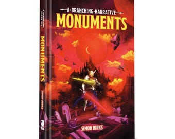 Monuments - Fantasy & Sci-Fi Hardback Solo RPG Gamebook / Choose Your Own / Fighting Fantasy