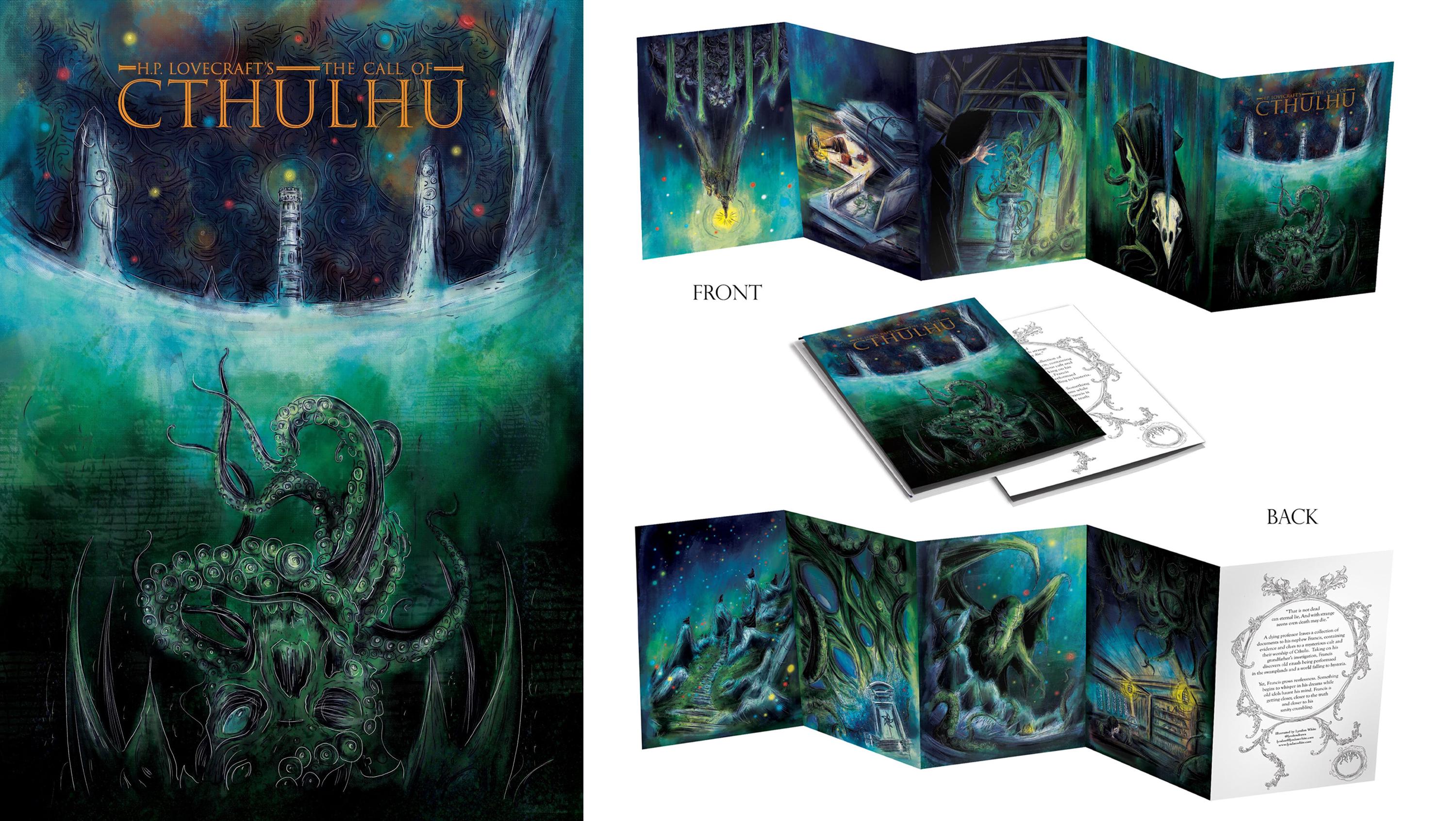 The Call of Cthulhu - Lovecraftian Concertina Book