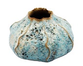 Porcelain Ceramic Flower Pots Planter Pots Blue Rose Apple, Cactus, Succulents, Pottery, Vase, Housewarming, Décor, 0405-b (SRI-110-B)