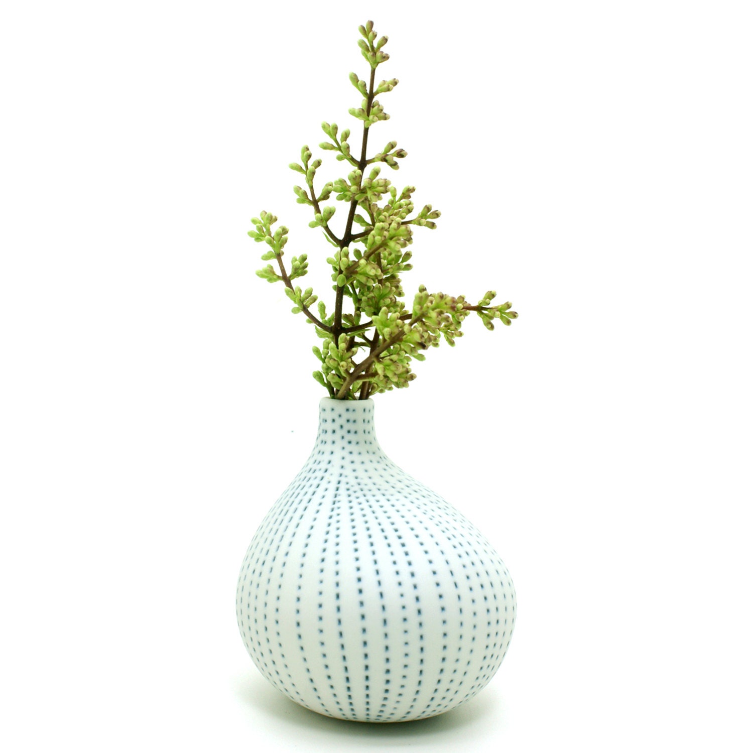 White Porcelain Ceramic Flower Pots / Planter Pots Blue Etsy