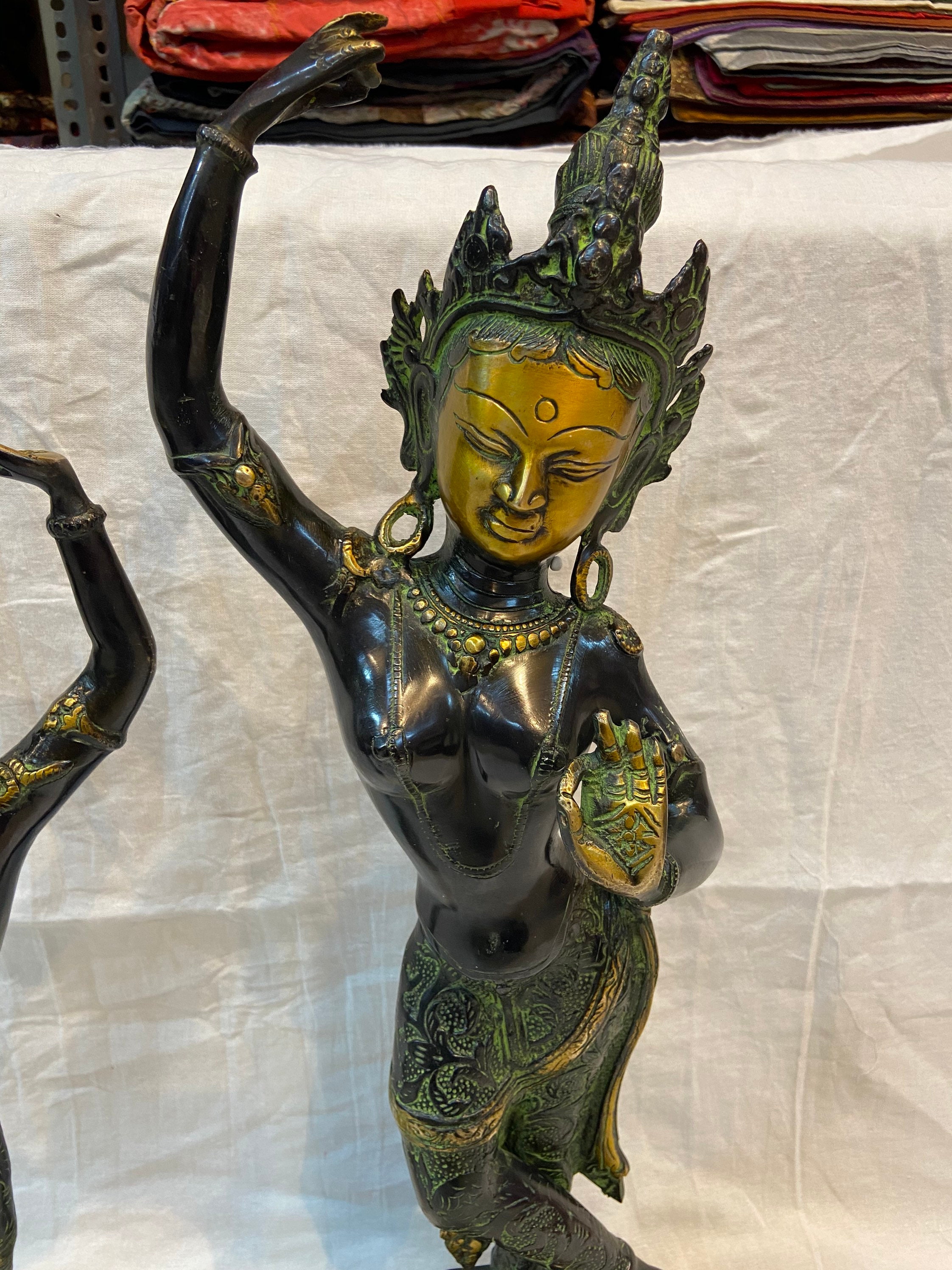 Goddess Tara Statue Green Tara Standing Tara Gift Home Etsy UK