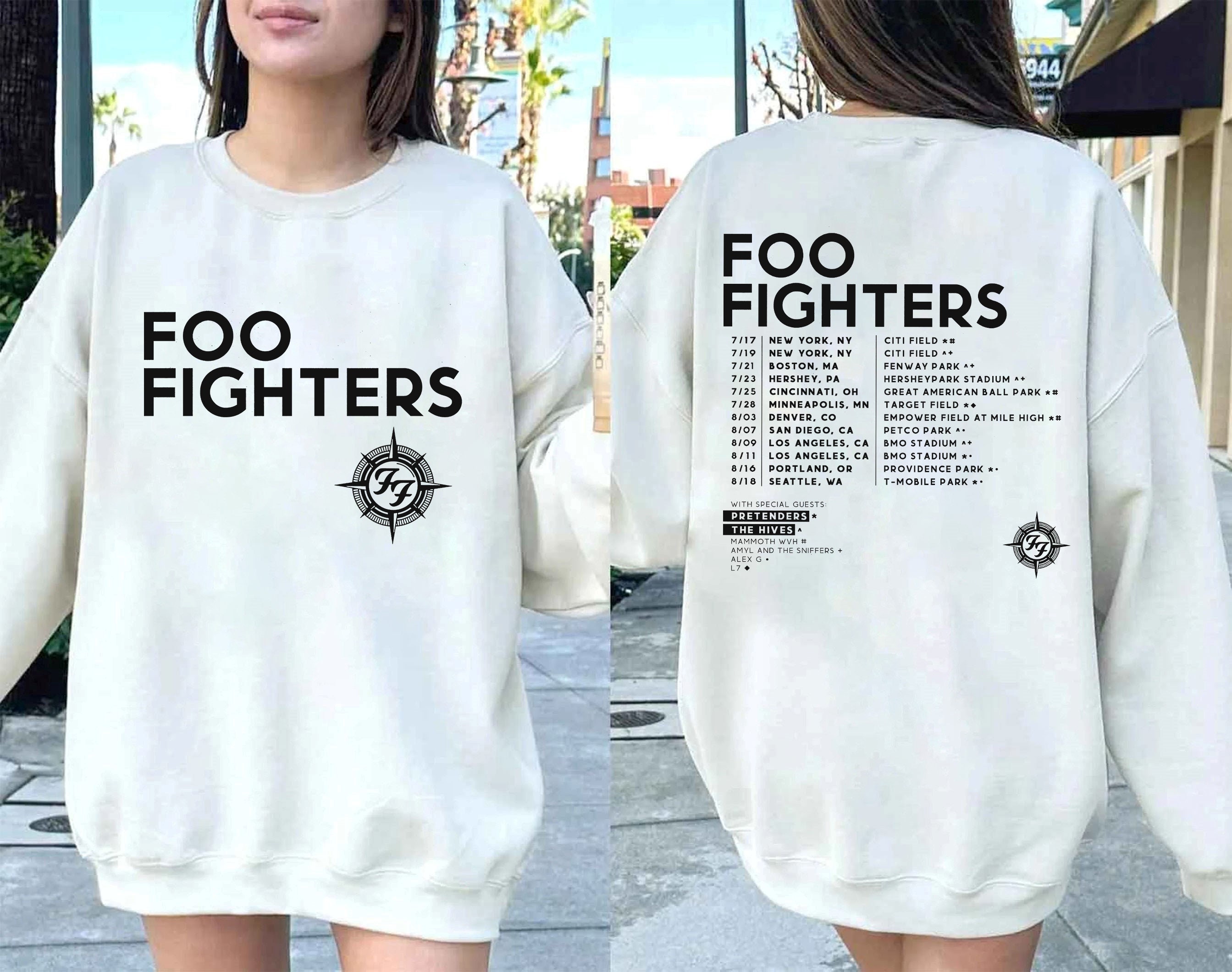 FF Band Fighters Band Tour 2024 Sweatshirt, FF Band Fighters Fan Shirt