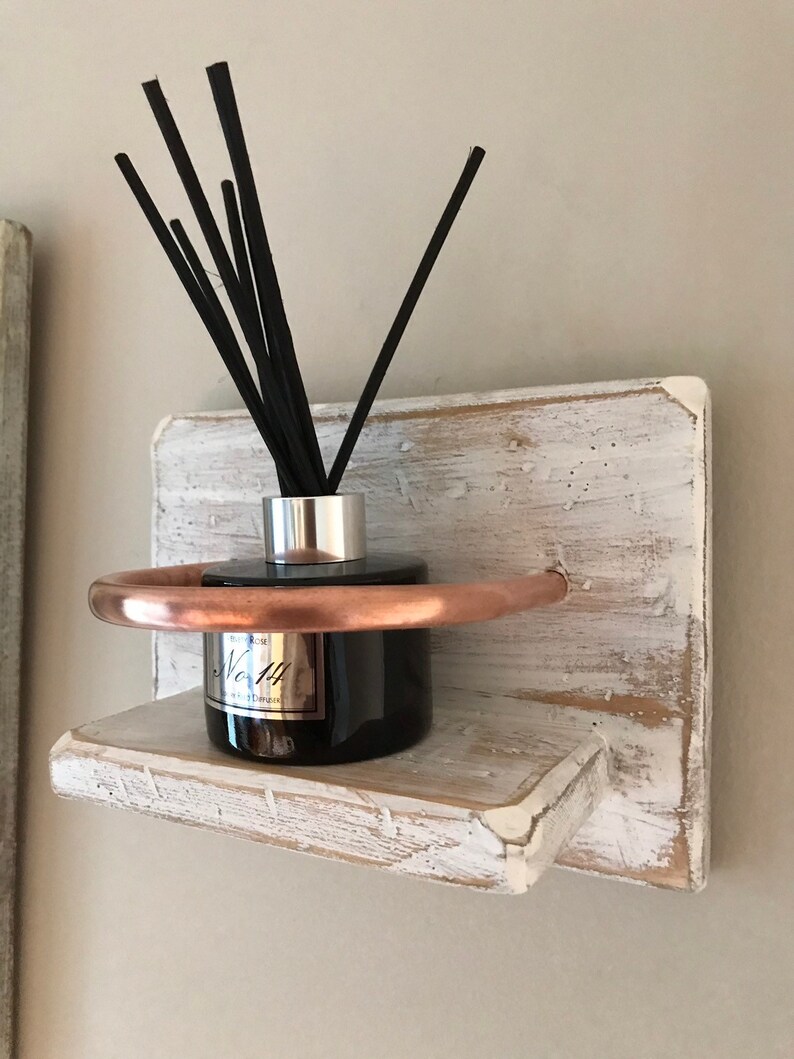 Sconce Reed Diffuser Holder Wood Wall Mounted Scent Holder Etsy