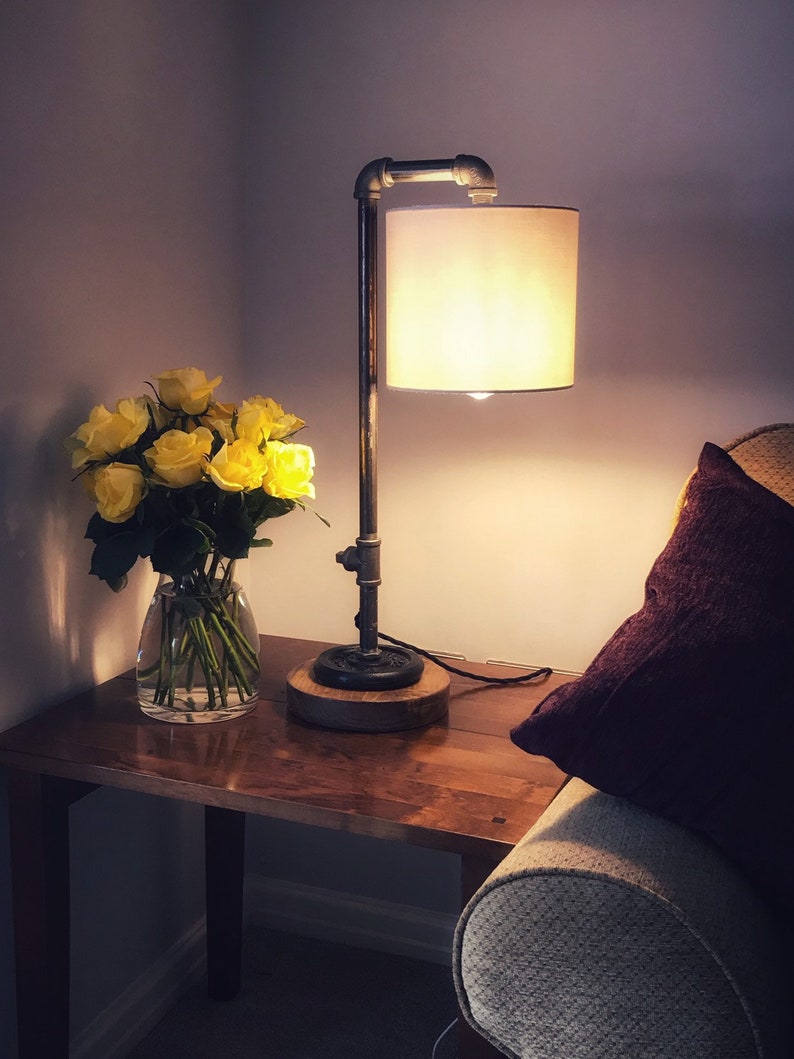 Table Lamp, Industrial Lighting, Iron Table Lamp, Table Lamp, Modern Industrial Lamp, Pewter Gunmetal Grey Lamp and shade, Table Lamp, Industrial Lighting, Iron Table Lamp, Table Lamp, Modern Industrial Lamp, Pewter Gunmetal Grey Lamp and shade,