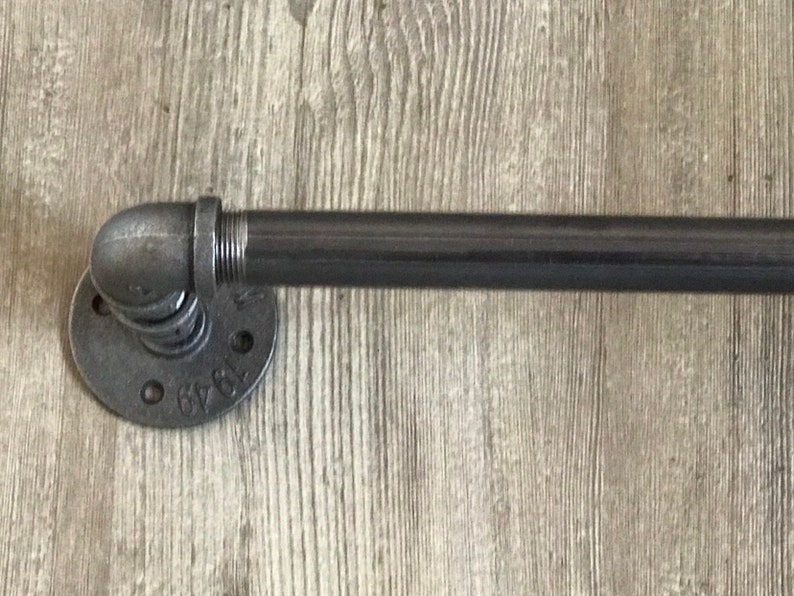 Utensil Holder or Towel Rail Beautiful Pewter col Iron Etsy