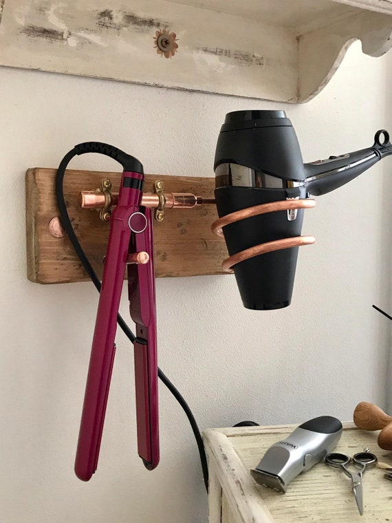 hair dryer holder for dressing table