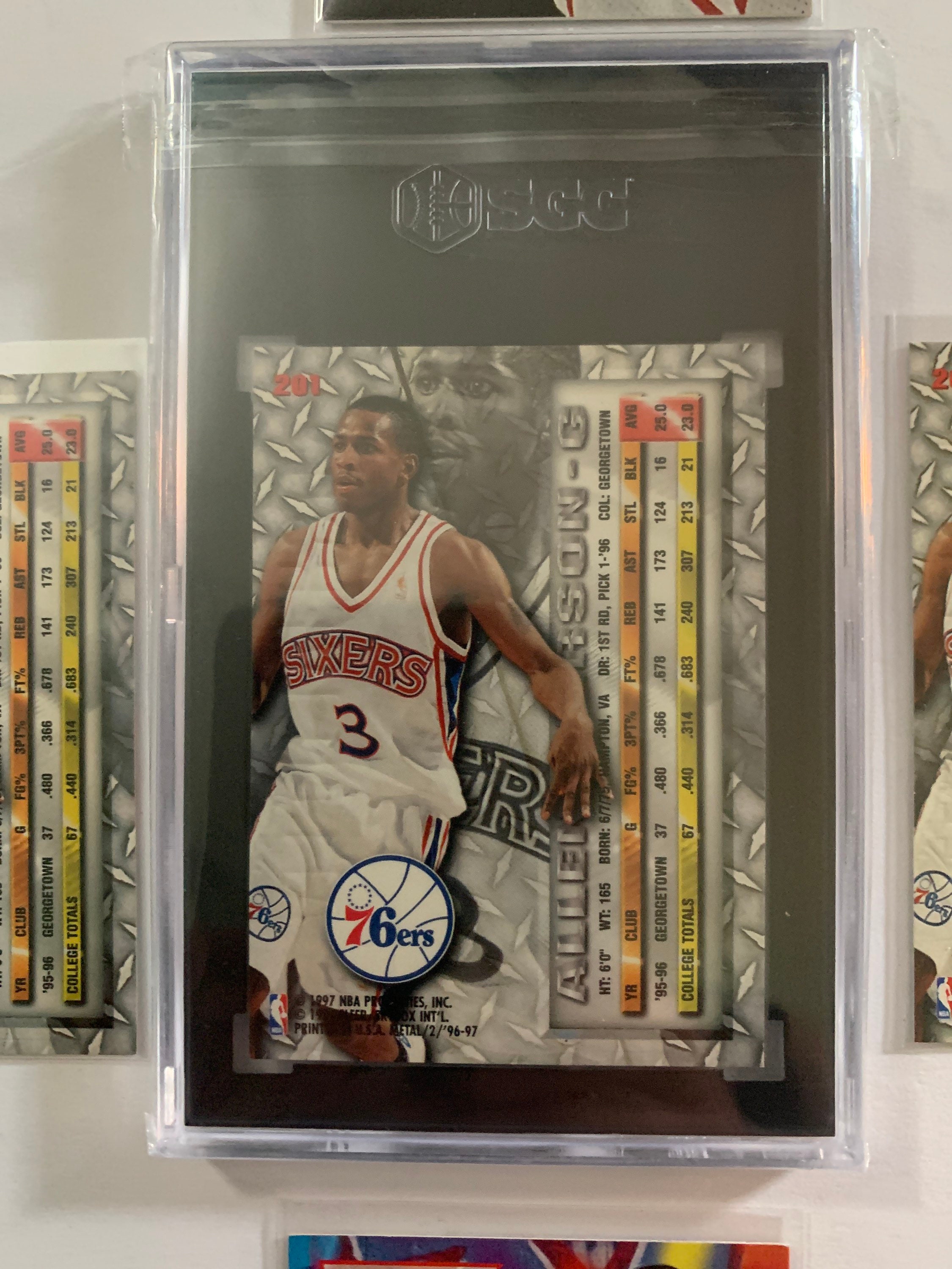 Allen Iverson Rookie card lot SGC Etsy