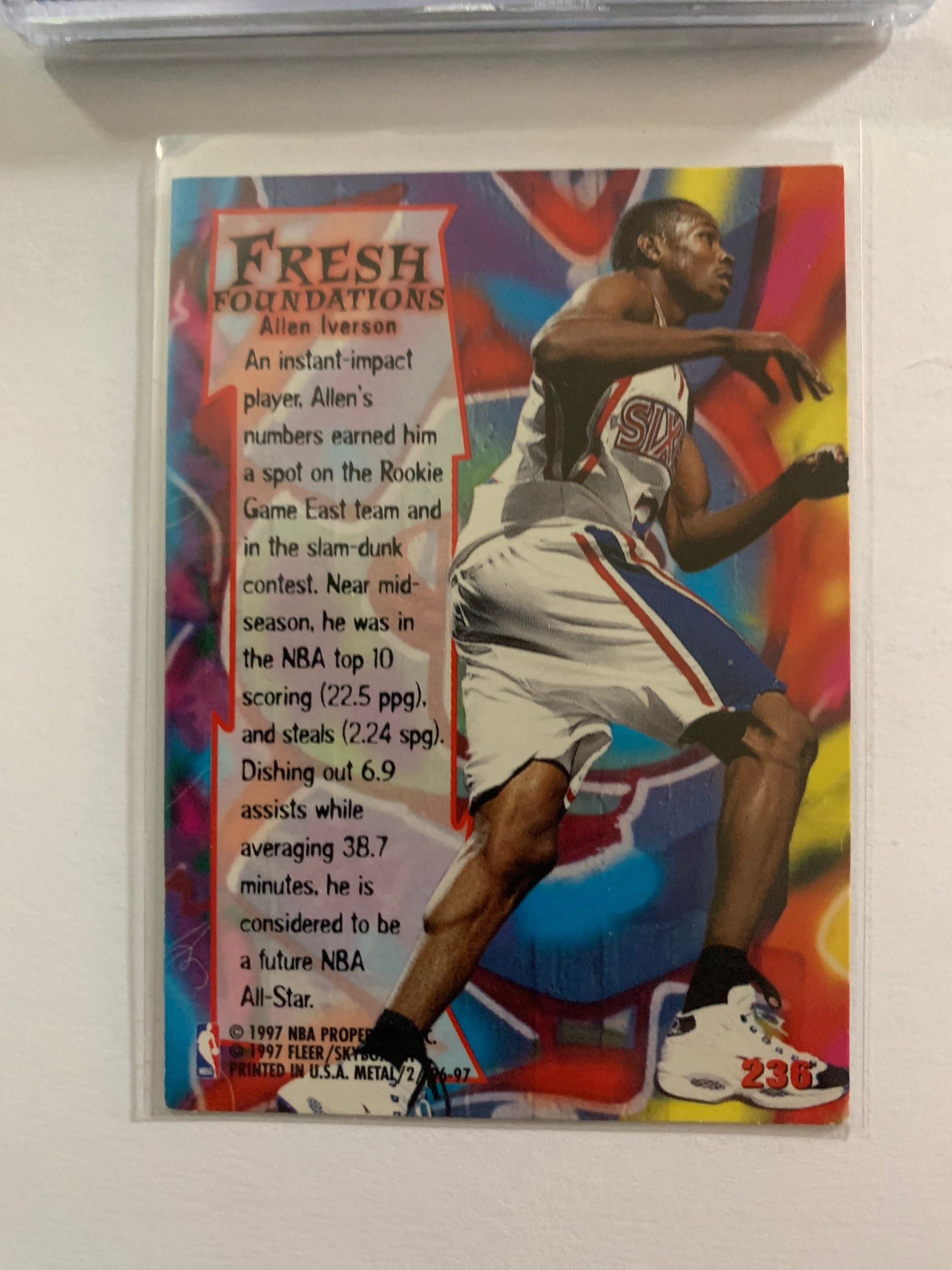 Allen Iverson Rookie card lot SGC Etsy