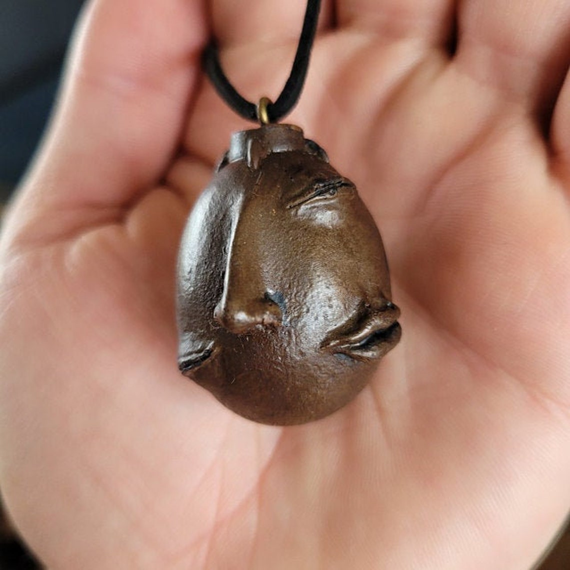 Cold Cast Bronze Behelit Real Bronze Behelit Egg of the Etsy