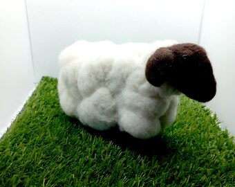 Needle felted sheep.