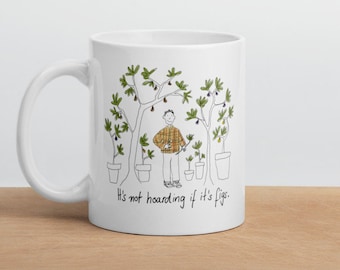 Mug, Gardener mug, Fig grower, Fig collector, Gift for fig lovers