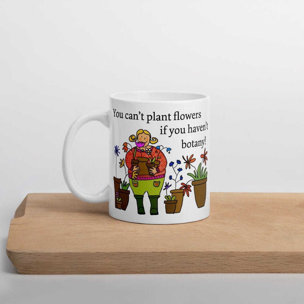 Funny Gardening Mug / Crazy Gardening Addict / Master Gardener Etsy