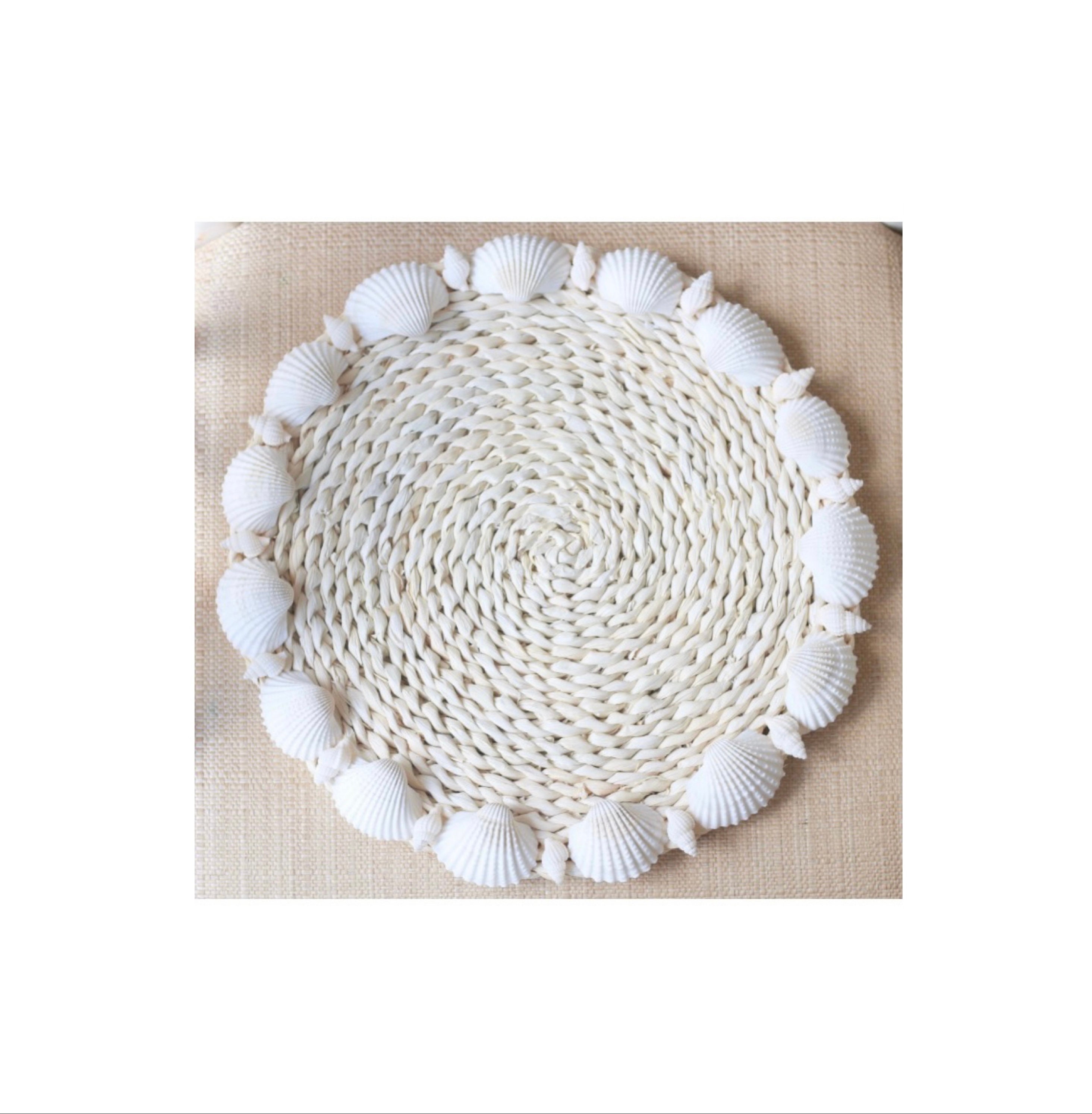 Summer Beach With Starfish Sea Shells Placemat Table Mat 30x45 Cmes,set