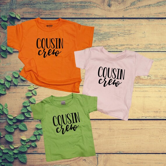 SHIPPING Cousin Crew T-shirt Toddler | Etsy