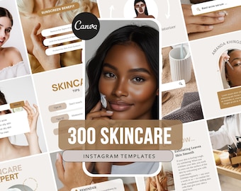 Esthetician Skincare template for instagram, Luxury esthetician Template posts, Skincare Canva Quotes, Skincare  posts, Templates