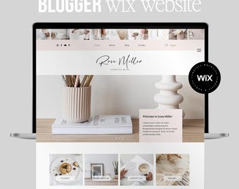 Blog Website Template | Wix Website Theme Design | Premade Wix Website | Diy Website | Wix Web Design | Business coach wix website