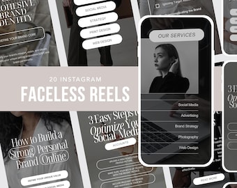 Boss babe faceless reels | Instagram social media posts | Luxury tiktok videos reels |Social media marketing reels |Faceless marketing reels