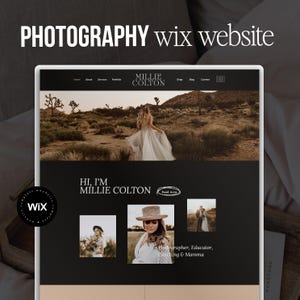 Wix Website Template | Wix Website Theme Design | Premade Wix Website | Diy Website | Wix Web Design | Business website Wix Shop